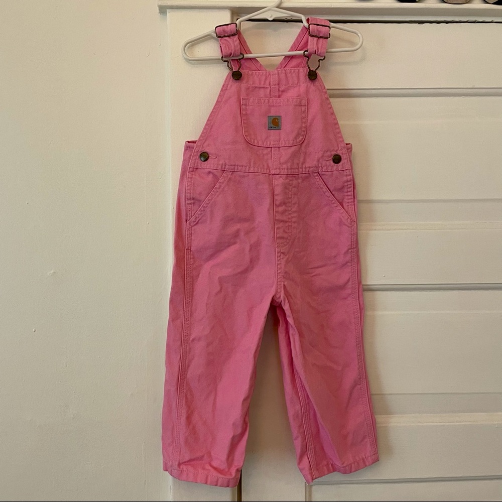Carhartt Pink Toddler Overalls